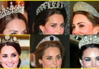 Kate Middleton Diamond tiara's from Queen Elizabeth #katemiddleton #jewellery