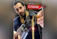 CUTTING A GOLD CUBAN CHAIN #shorts