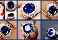 Most elegant and stunning royal blue sapphire and diamond rings design