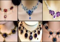 Stunning eye-catching gemstone necklace master piece