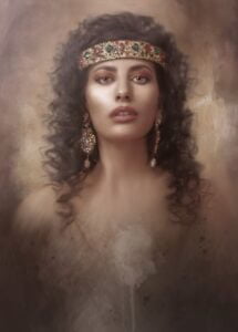 beauty, woman, portrait