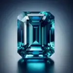 Aquamarine gem, Santa Maria Blue Color