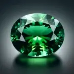 Green Tourmaline gemstone